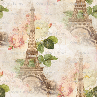 Amazon - Global Gallery 'damask Rose' By Pierre Joseph Redoute (400x399), Png Download