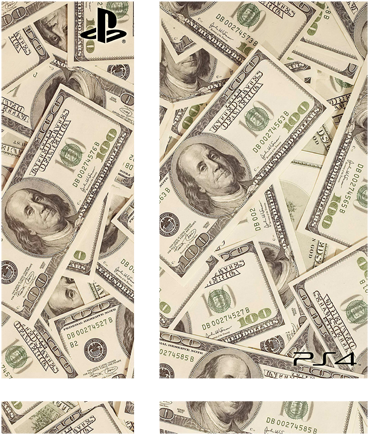 Dollar Bill Playstation 4 Skin - 100 Dollar Bill (374x442), Png Download