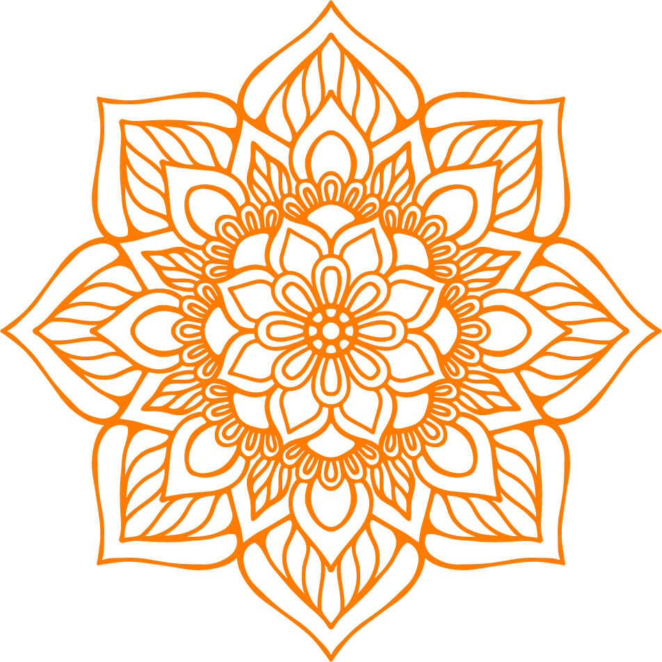 The Black Hole - Mandala Flor (952x952), Png Download