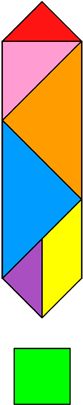 Tangram Exclamation Mark (420x420), Png Download