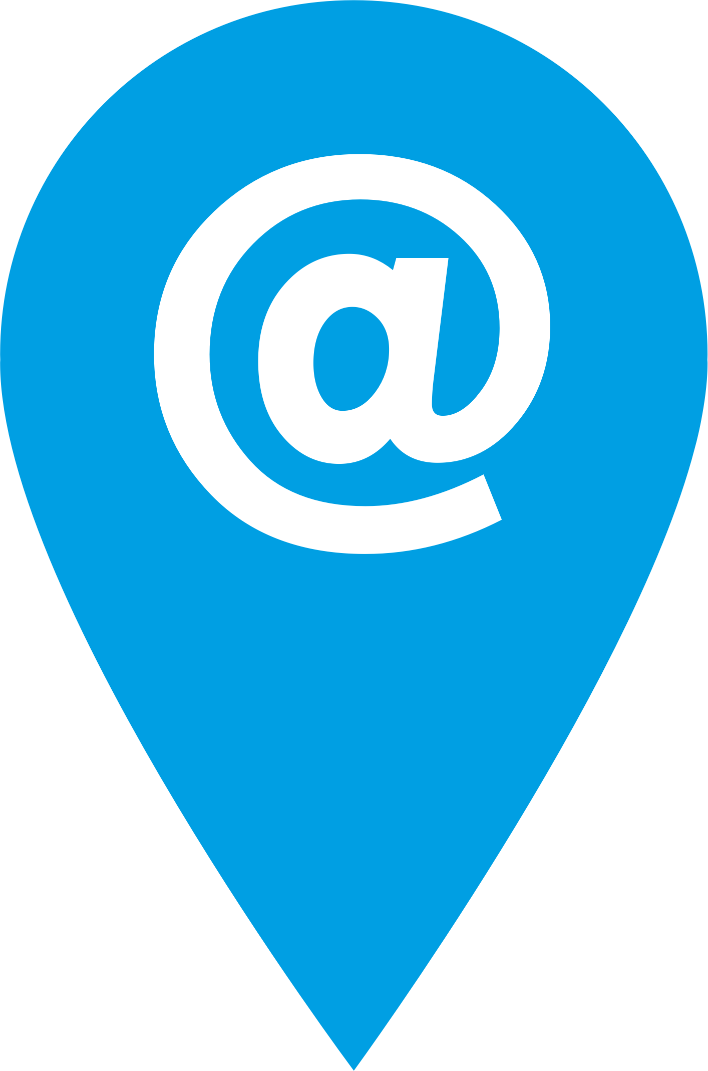 This Free Icons Png Design Of Blue Email Icon (1414x2138), Png Download