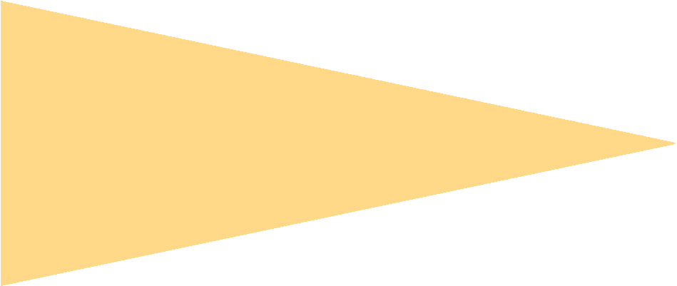 Yellow Image - Gold Felt Pennant (963x500), Png Download