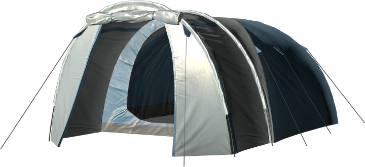 A Pitched Tent - Tent (720x330), Png Download