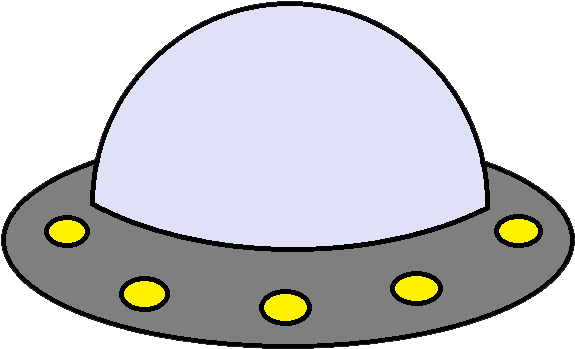 Printable Spaceship Clipart Spaceship Clipart - Space Ship Alien Clipart Png (623x392), Png Download