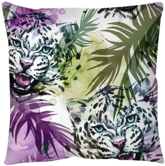 Watercolor Exotic Seamless Pattern - Invitaciones Africanas (400x400), Png Download