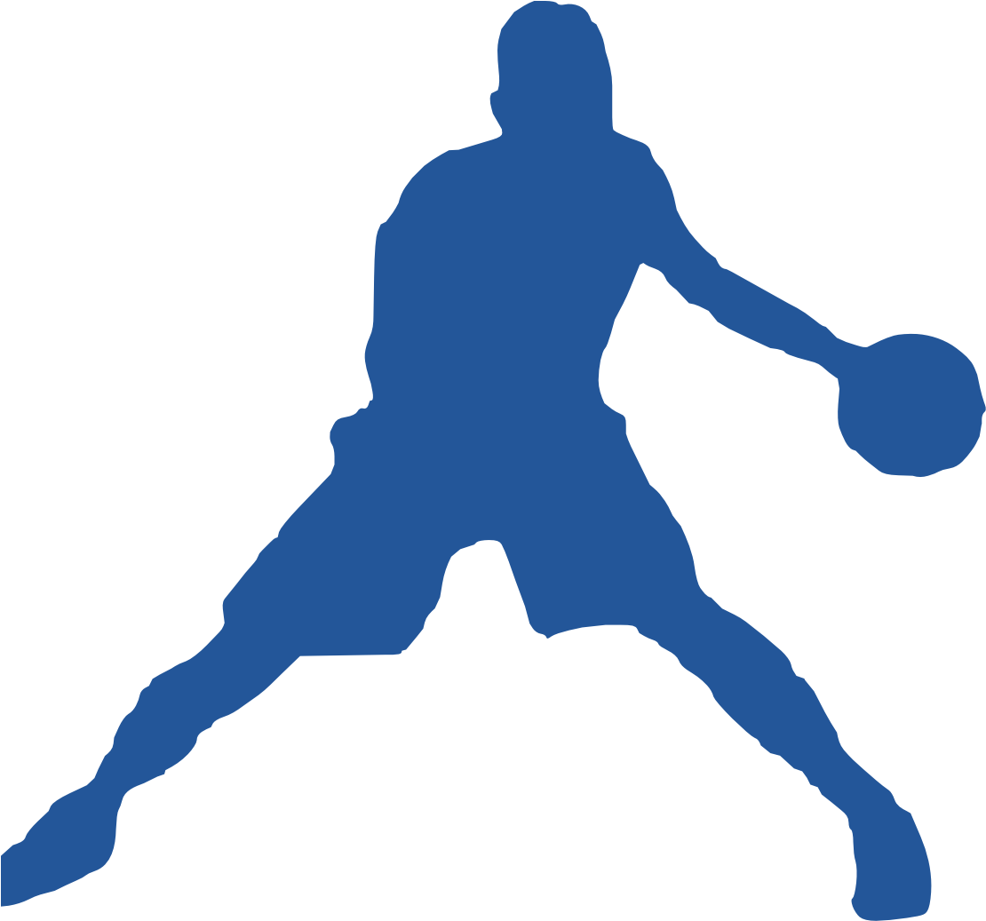 Sdp Blog Nothing But Net Basketball Image Freeuse Download - Basketball Player Clipart (1112x1043), Png Download