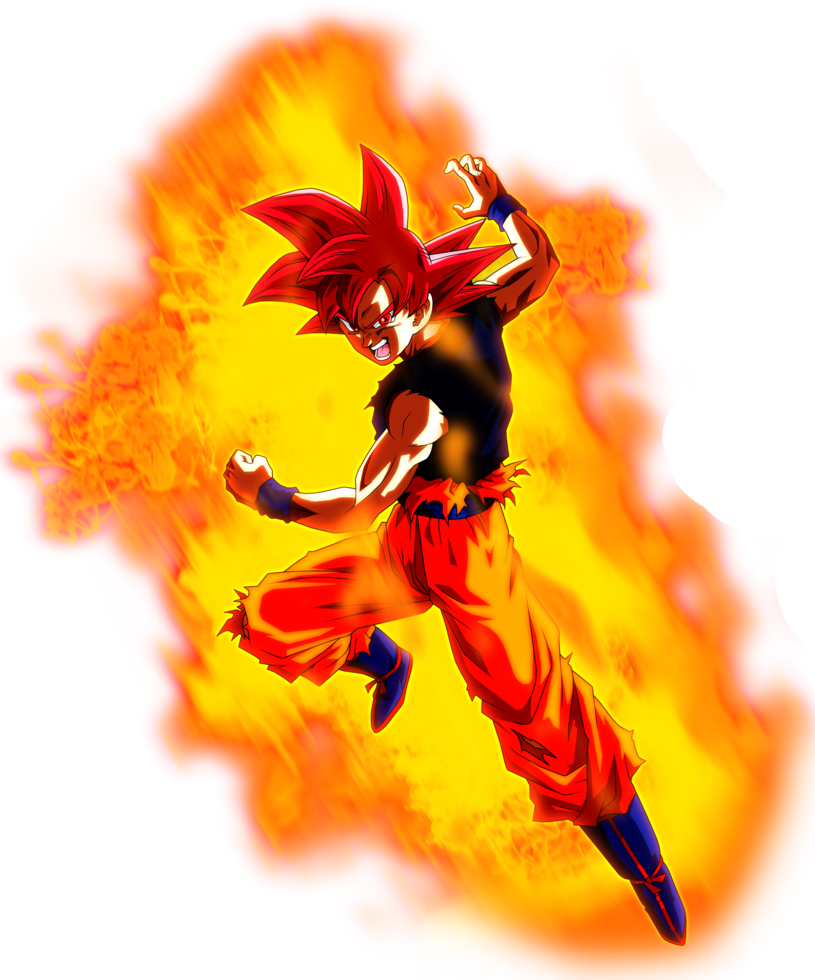 Super Saiyan God Goku Aura By Brusselthesaiyan-dc6enyd - Goku Ssj God Aura (815x980), Png Download
