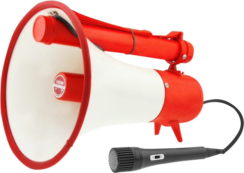 Megaphone Png Transparent Image - Megaphone (876x655), Png Download