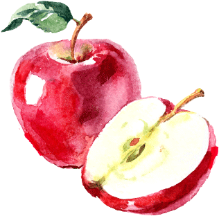 About The Food Access In Michigan Project - Free Watercolor Apple (425x425), Png Download