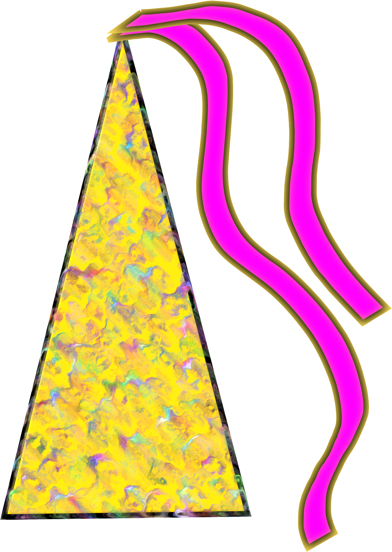 This Free Icons Png Design Of Colored Party Hat (1562x2400), Png Download
