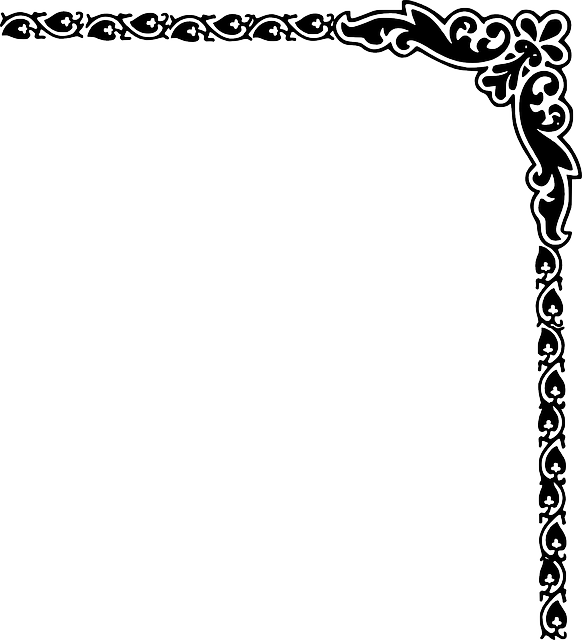 Download Decorative Border Free Png Photo Images And - Corner Design (582x640), Png Download