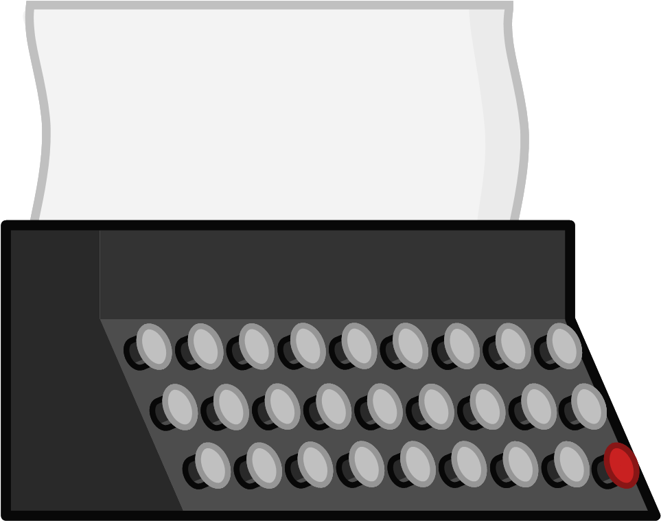Typewrity - Portable Network Graphics (1004x764), Png Download