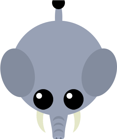 Elephant - Jogos De Mope Io (500x500), Png Download