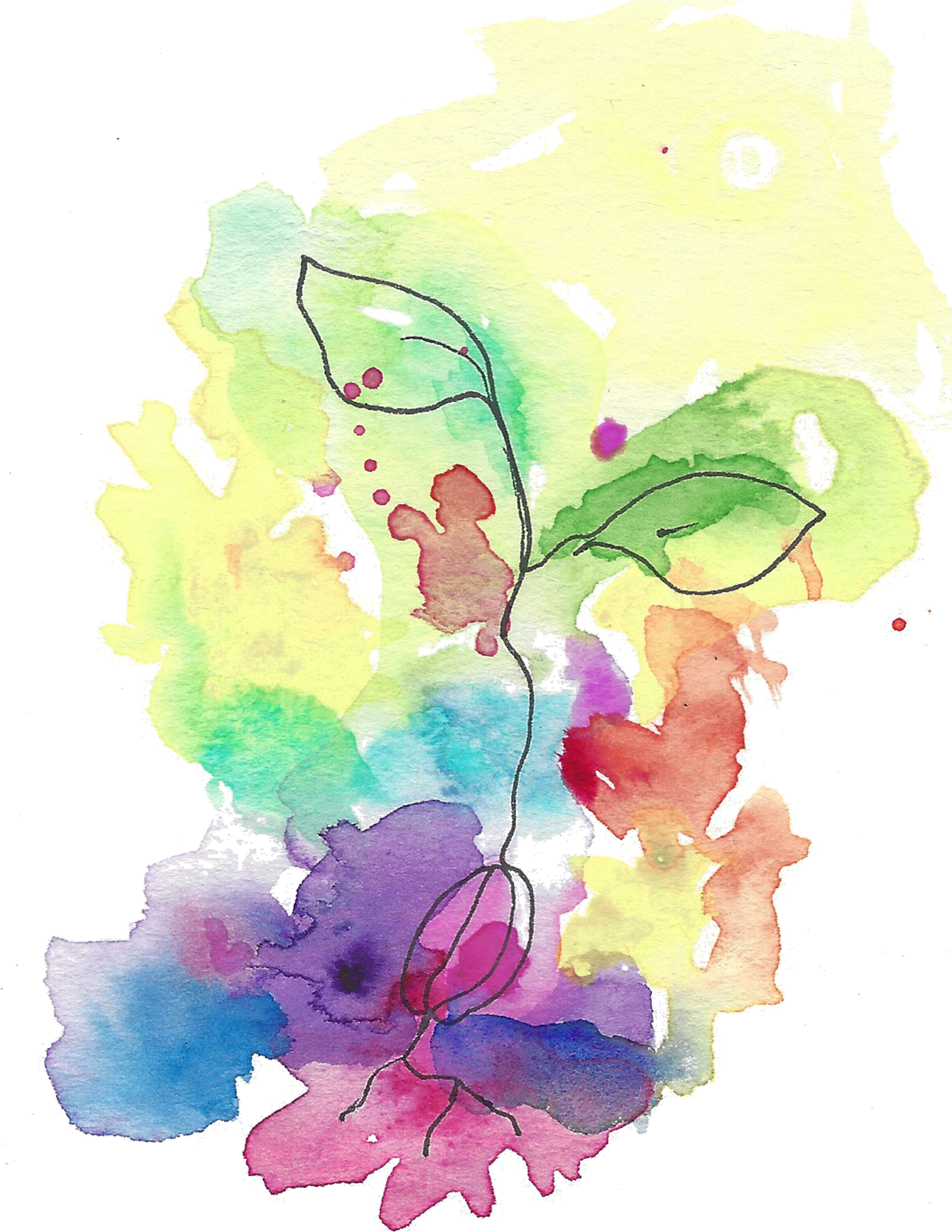 Increasing Awareness, Discovering Potential, Developing - Hollyhocks (2550x3300), Png Download