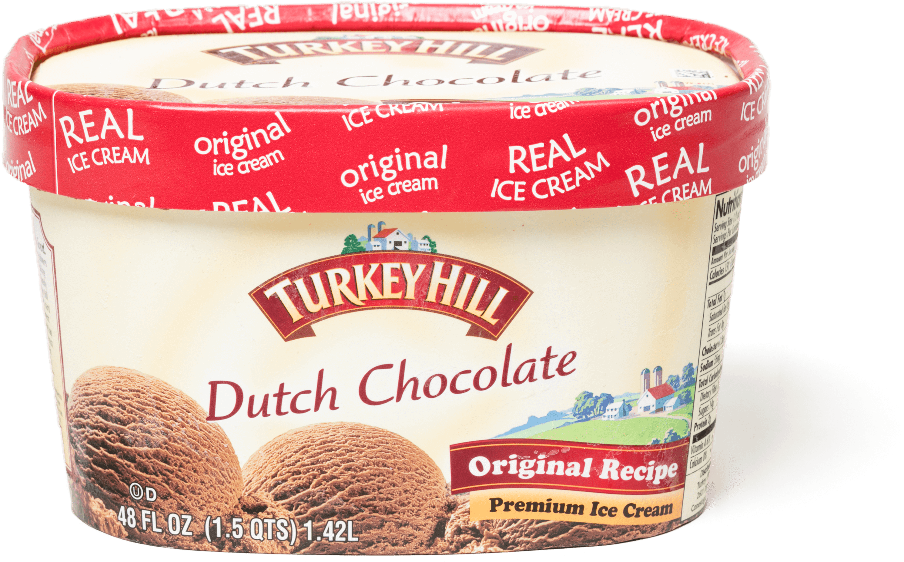 Turkey Hill Ice Cream, Black Cherry - 48 Fl Oz Tub (3082x3082), Png Download