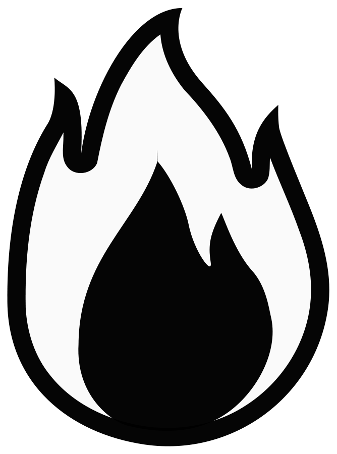 How To Set Use Fire Monochrome Icon Png (668x900), Png Download