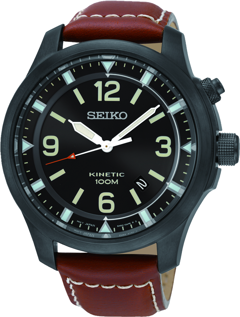 Watches Png Image - Seiko Mens Kinetic Ska691p1 (784x1032), Png Download