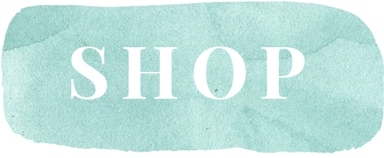 Mint Watercolor Shop - Label (570x240), Png Download