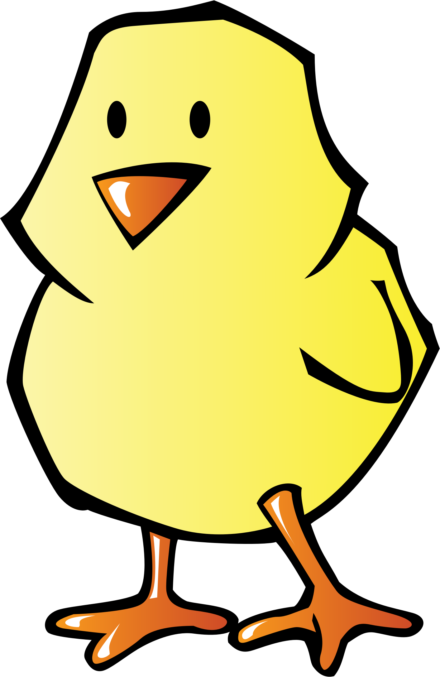 Chicken 20clip 20art - Chick Black And White Clipart (800x800), Png Download
