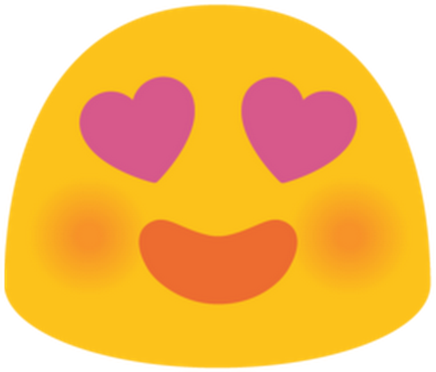 Free Heart Emoji Transparent - Emoji 😍 (2000x2000), Png Download