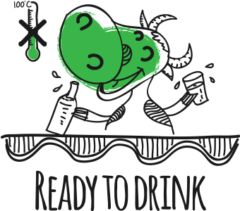 Iorganic A2 Milk In Delhi - Cartoon (493x370), Png Download