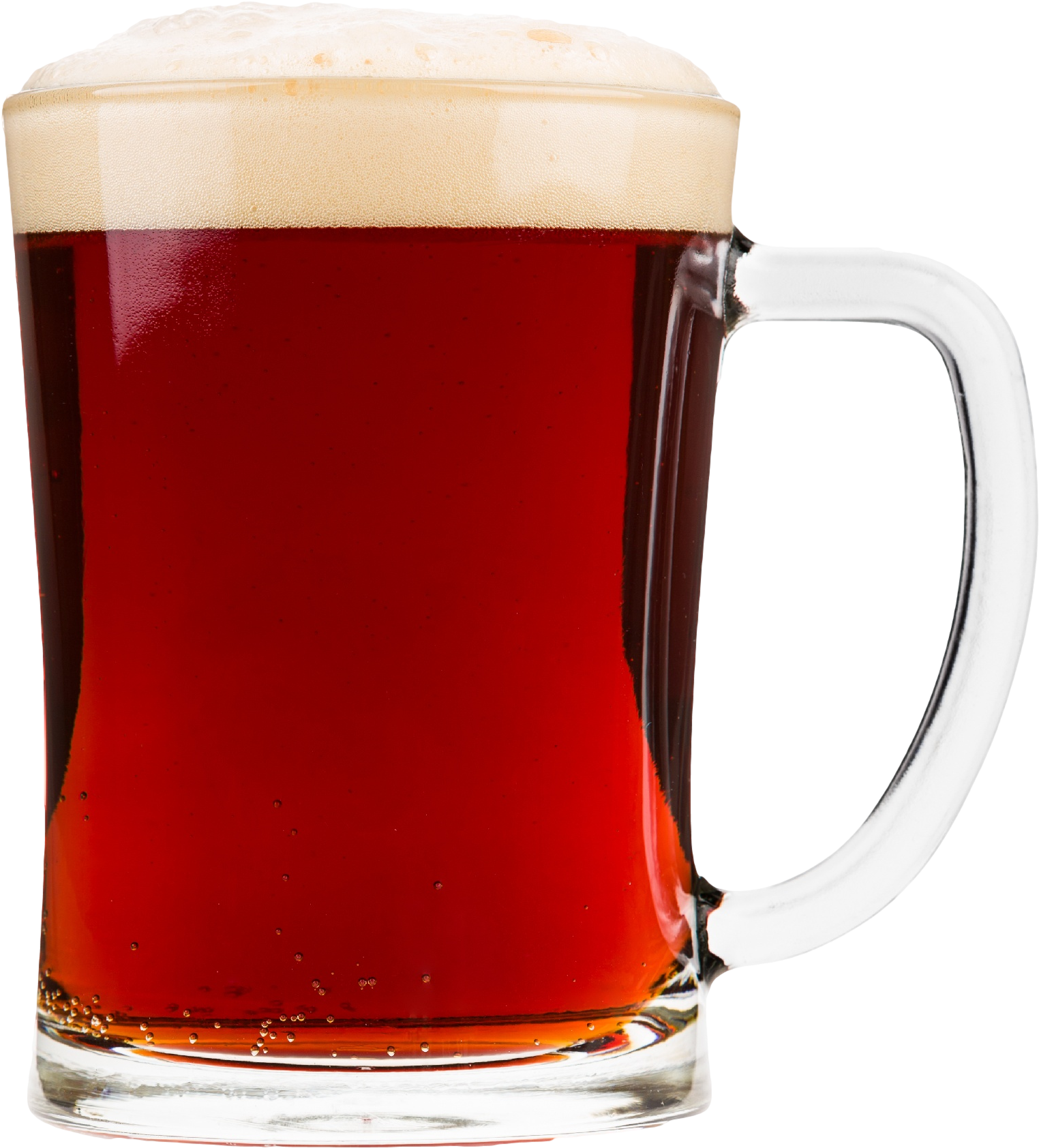 Red Beer Mug (1602x1731), Png Download