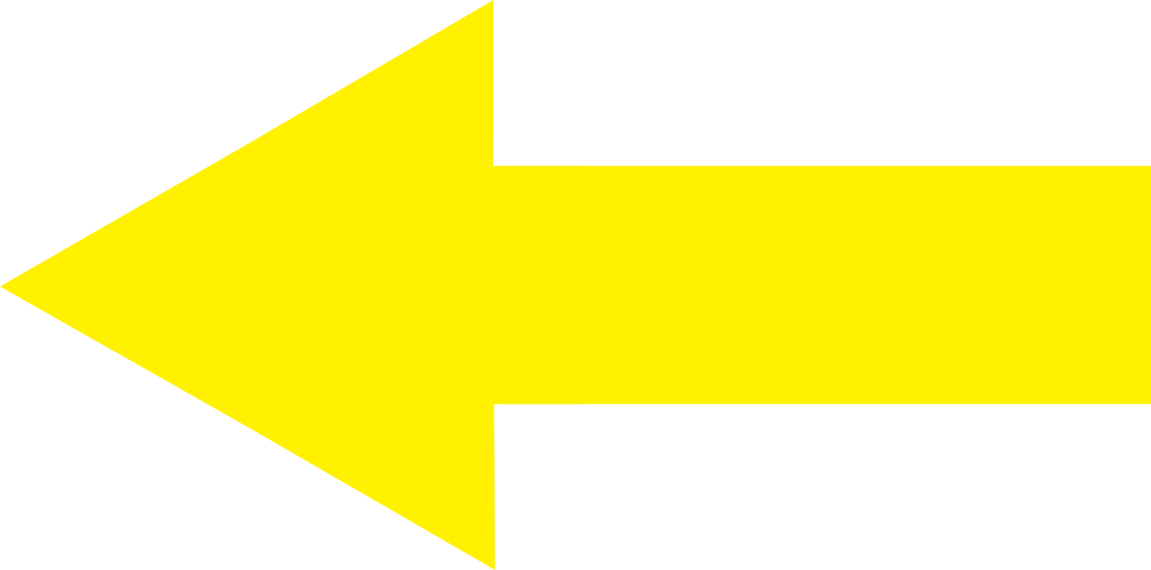 320 × 159 Pixels - Yellow Arrow Pointing Left (640x317), Png Download