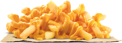 Take Golden-brown Classic French Fries And Drench With - Burger King Nacho Fries (500x540), Png Download