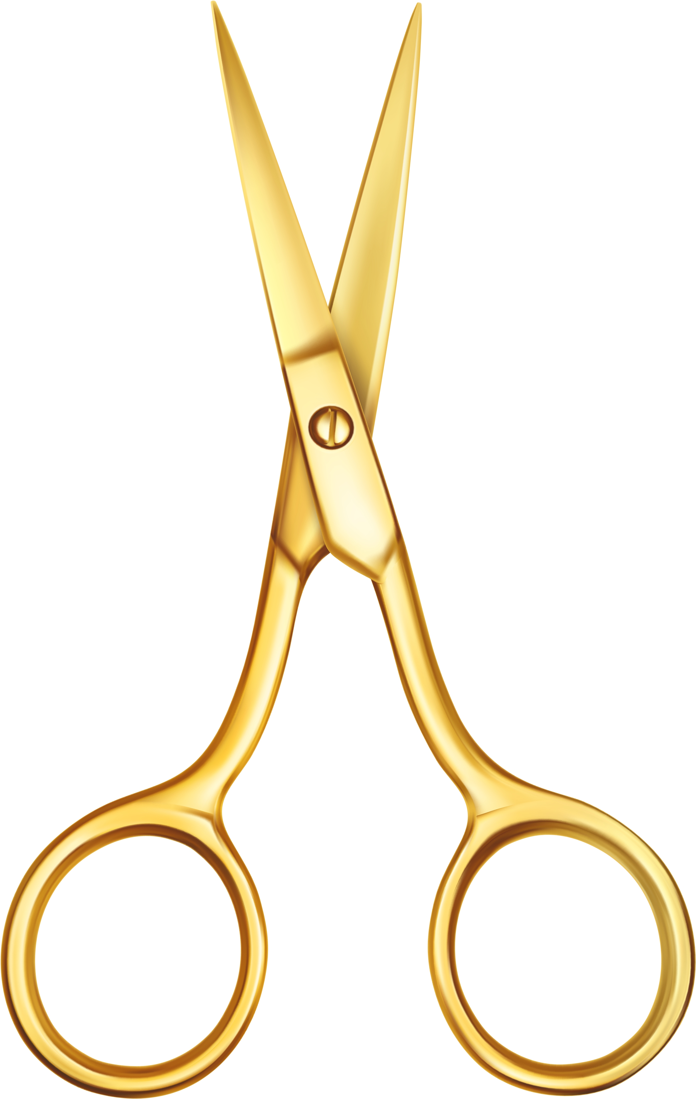 Banner Royalty Free Library Png Clip Art Image Gallery - Golden Scissors Logo Png (2530x3880), Png Download