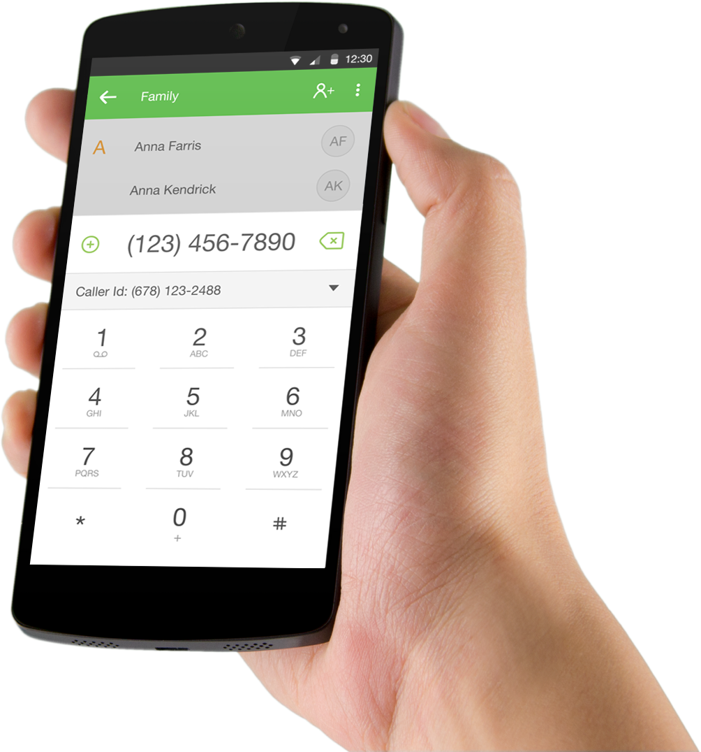 Phone In Hand Png - Hand With Android Phone (1004x1076), Png Download