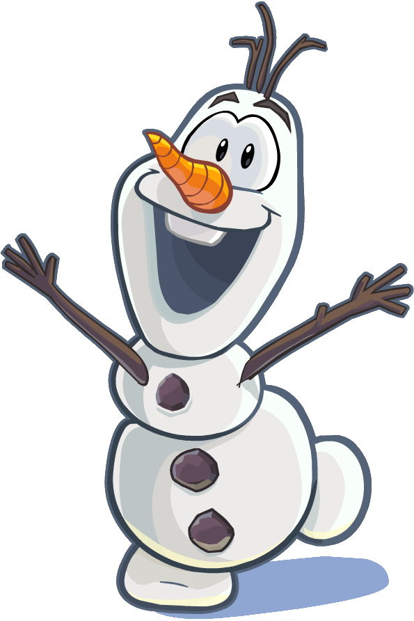 Olaf Frozen Party 2014 - Olaf (611x902), Png Download