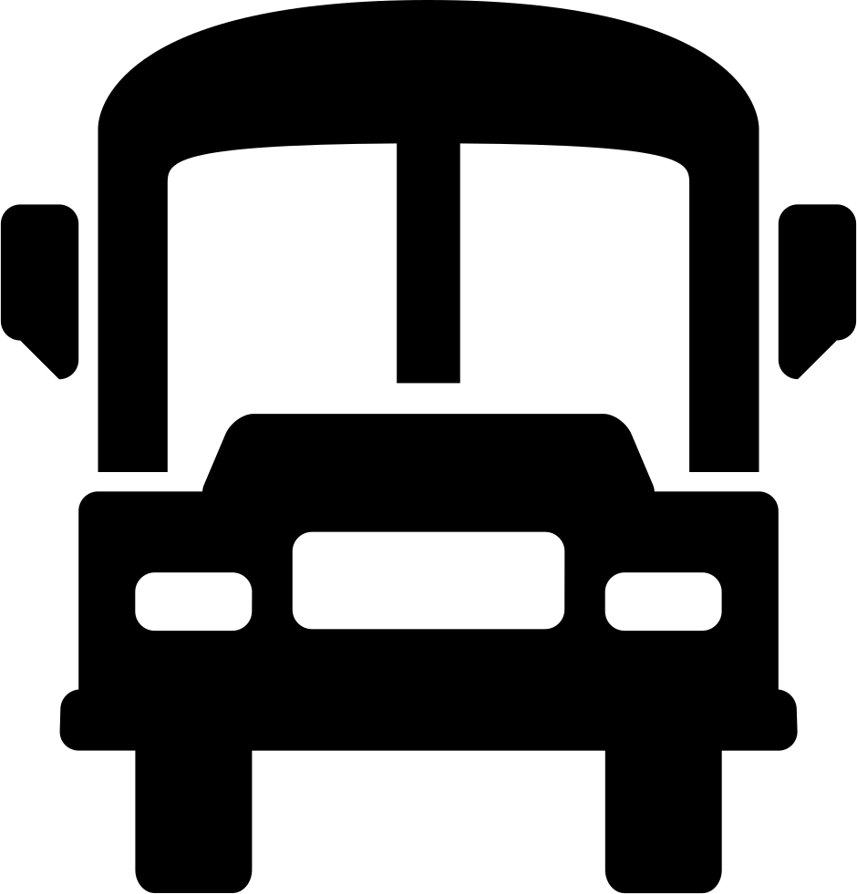 School Bus Front - School Bus Front Png (940x981), Png Download