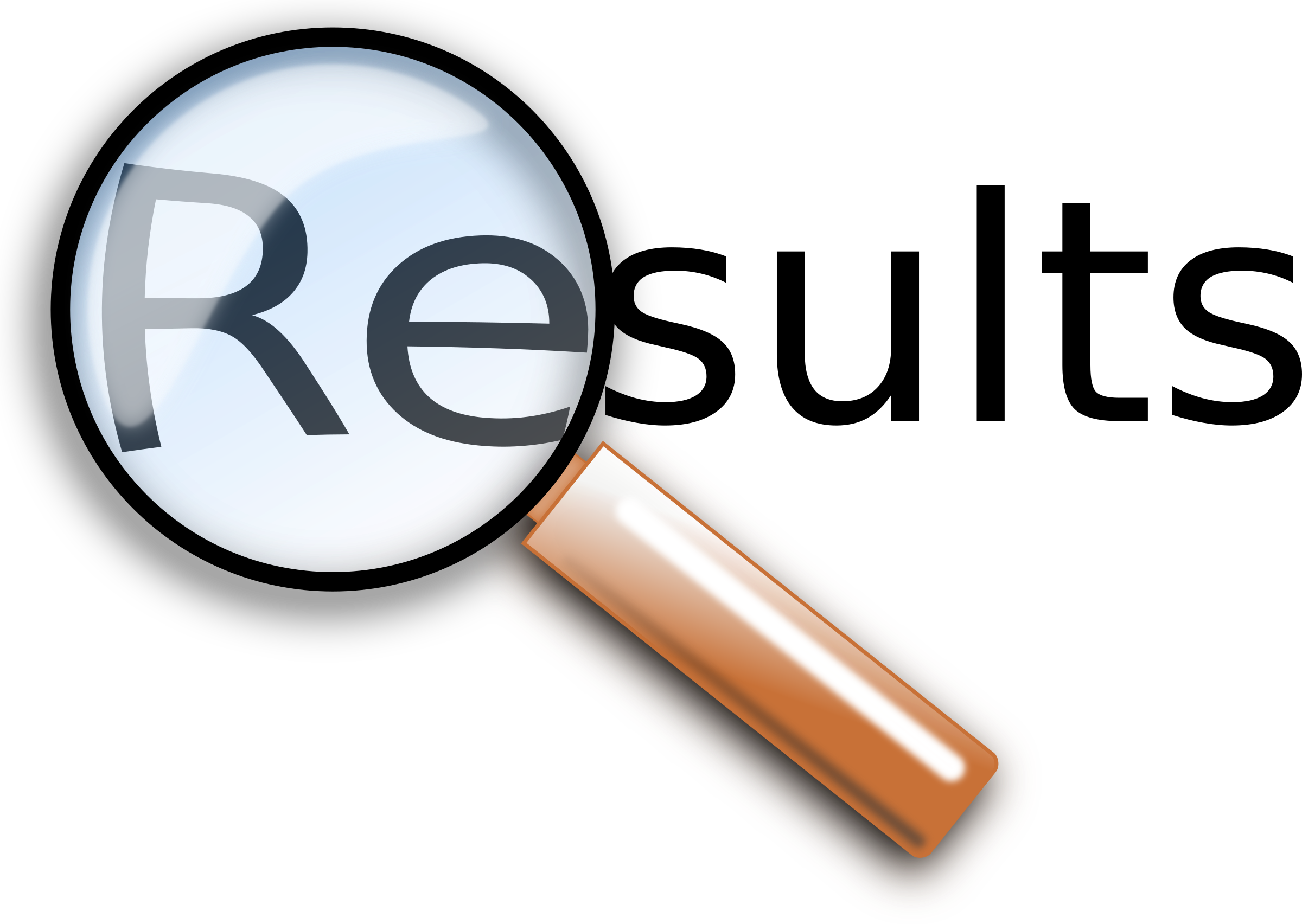 This Free Icons Png Design Of Results Magnifying Glass (2400x1704), Png Download