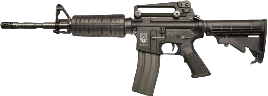 G&g Cm16 Carbine Electric Airsoft Rifle - Salient Arms Gry M4 (560x560), Png Download