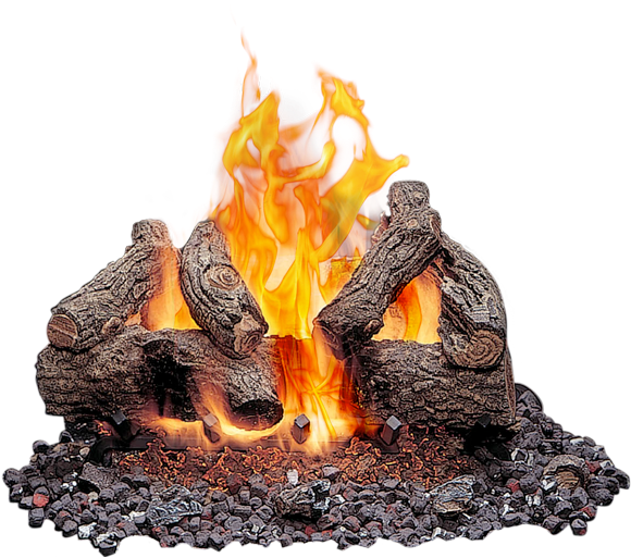 Burning Wood Png Transparent Images Pluspng Outdoor - Monessen 18" American Oak Vented Natural Gas Log Set (600x600), Png Download