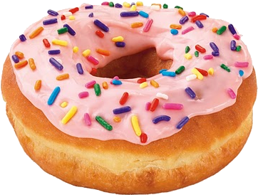 126 Images About Png On We Heart It - Dunkin Donuts Donut Png (400x330), Png Download
