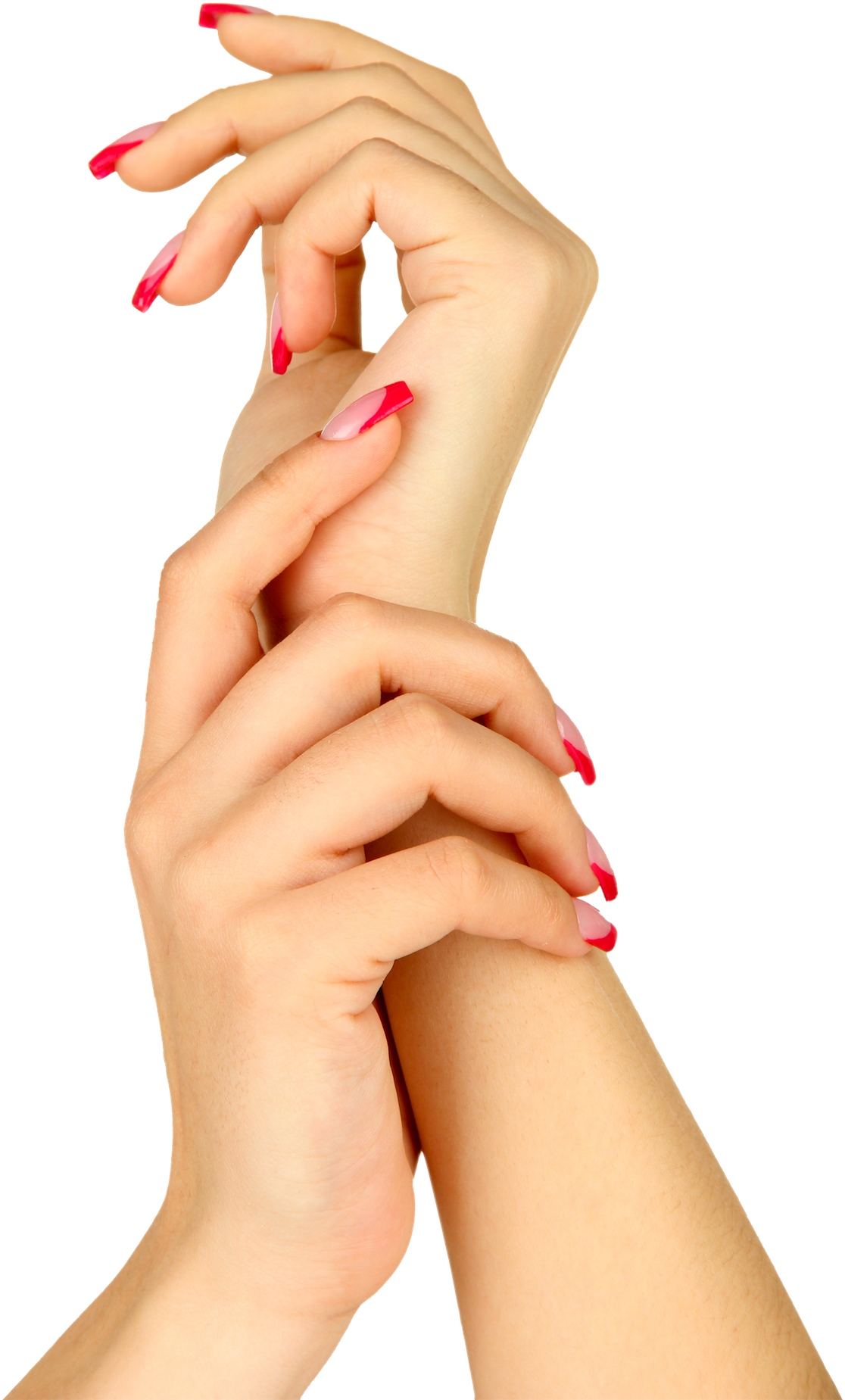 Shop Water Decal Nail Stickers - Hand (1200x1940), Png Download