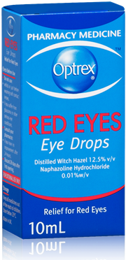 Optrex Red Eyes Eye Drops, Relief For Red Eyes - Medicine For Red Eye (400x400), Png Download