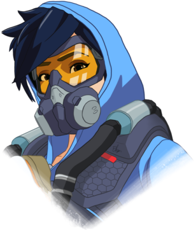 Banner Transparent Download Overwatch Fan Art Genji - Overwatch Fanart Tracer Graffiti (500x527), Png Download