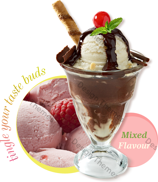 Single-image - Fancy Ice Cream Sundae (600x690), Png Download
