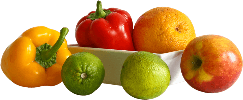 Free Png Fruits And Vegetables Png Images Transparent - Fruits And Vegetables Png (850x379), Png Download