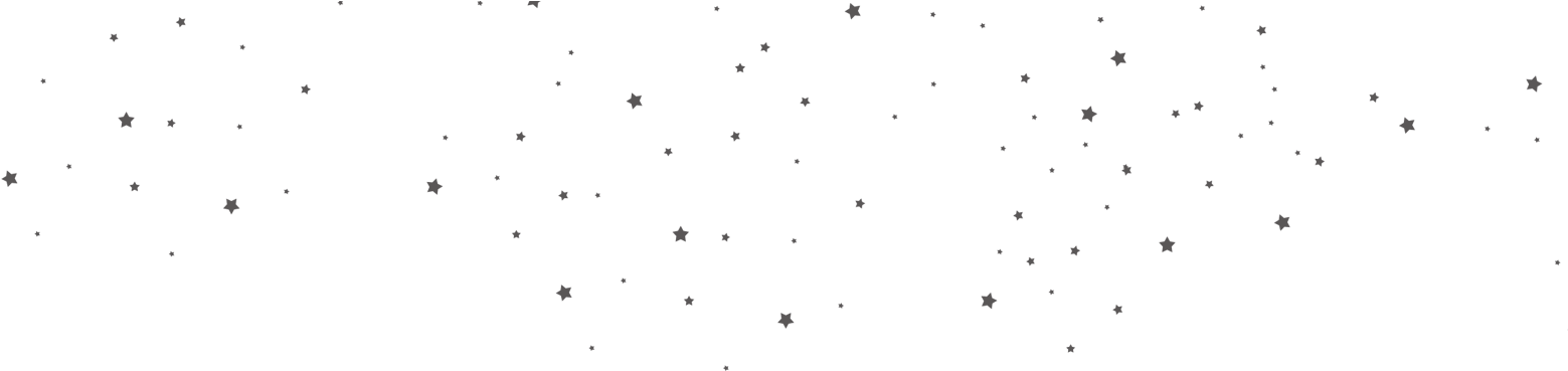 Star Dust Png - Black-and-white (1558x377), Png Download