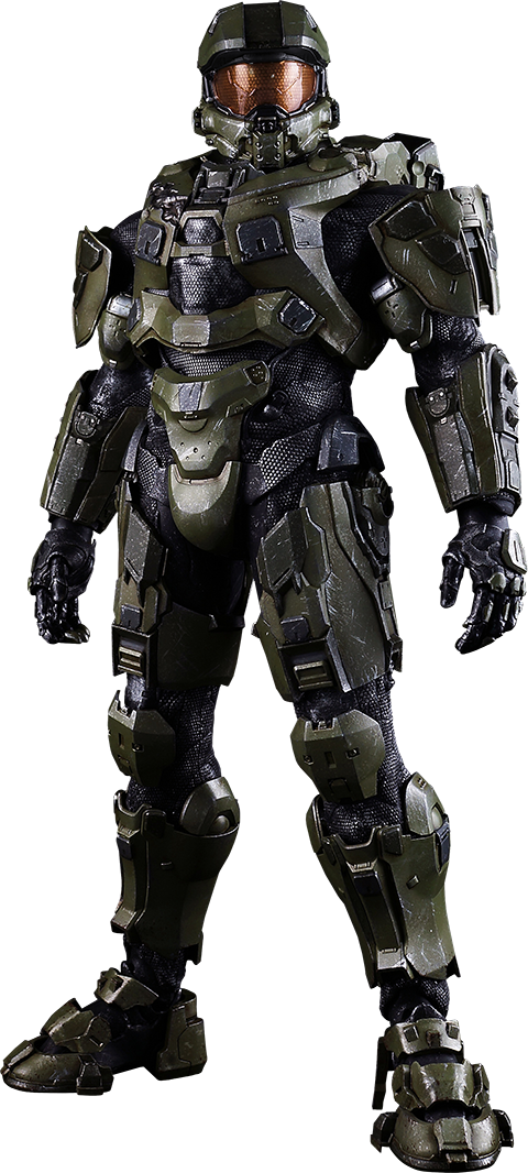 Halo Sixth Scale Figure Master Chief - Three A Halo: Master Chief Action Figure (1:6 Scale) (480x1066), Png Download