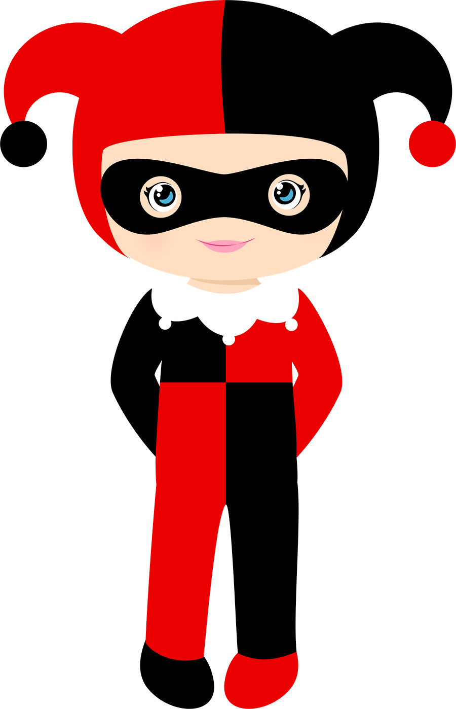 Harley Quinn Clipart (900x1398), Png Download