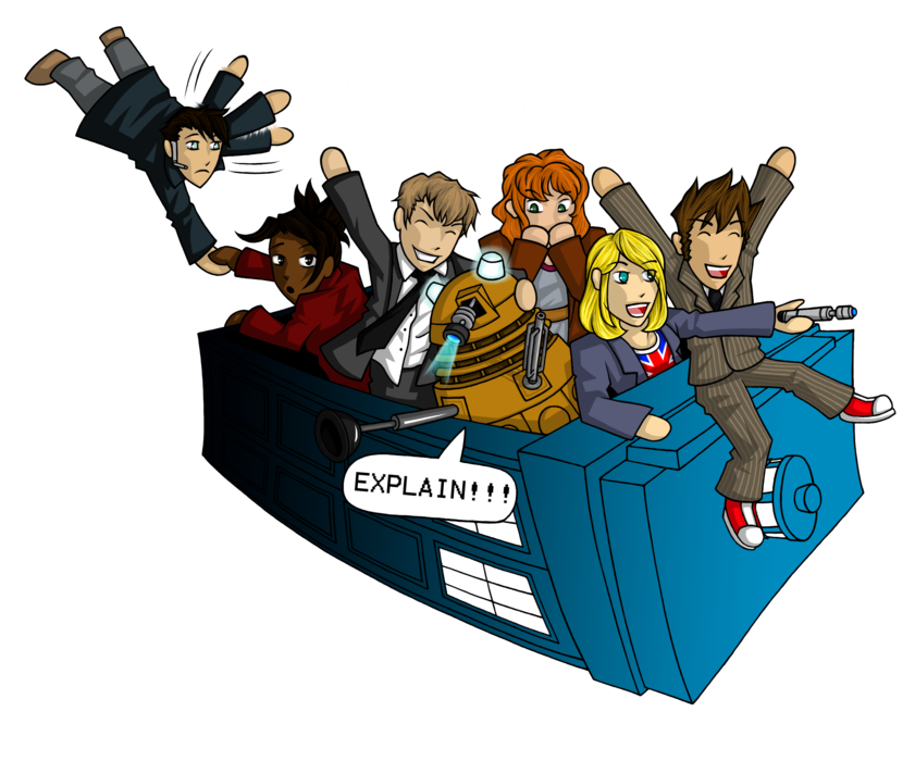 Graphic Tardis Adventure By Jagarnot On Deviantart - Dr Who Christmas Drawings (900x712), Png Download