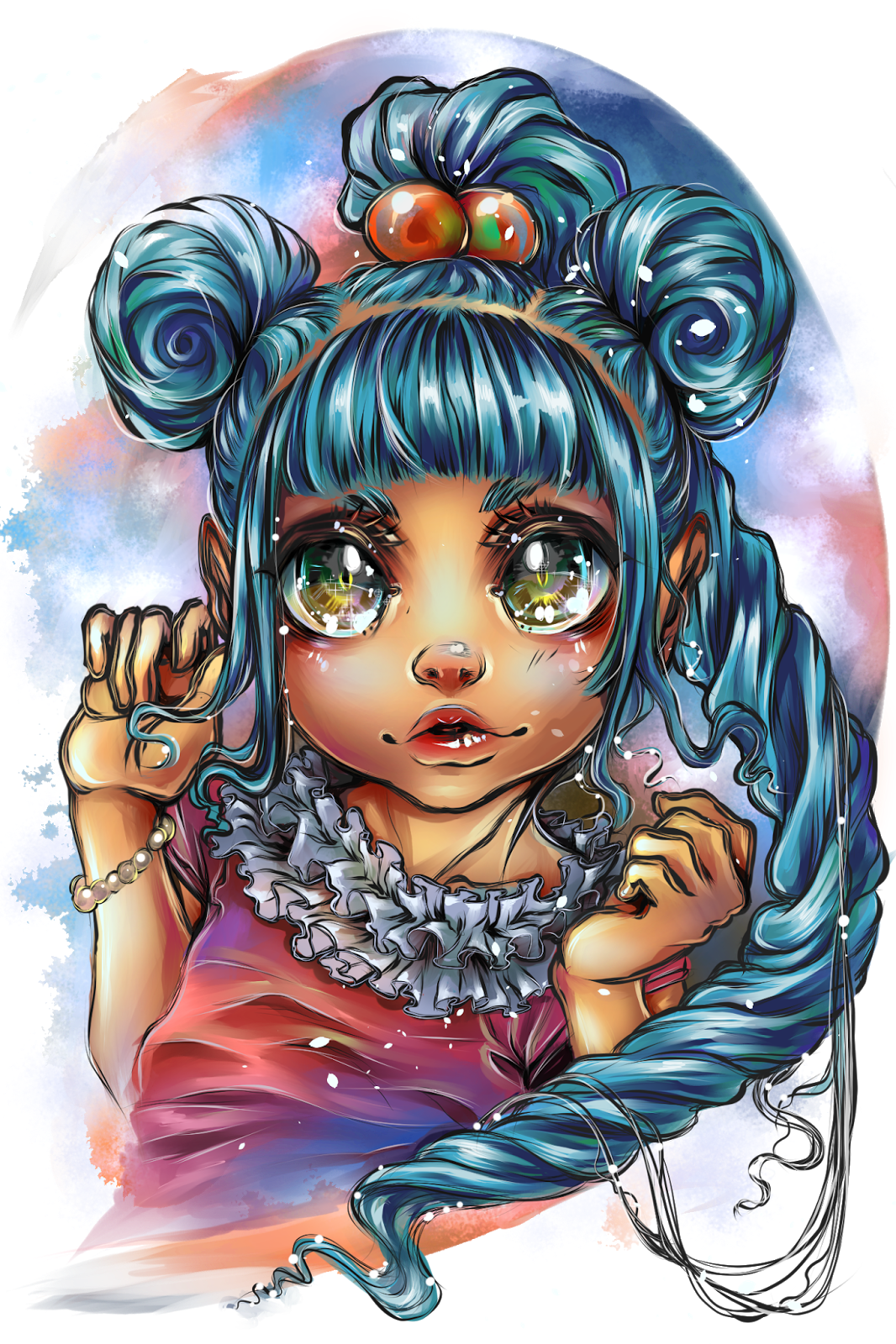 Devine Watercolors - Art (1066x1600), Png Download
