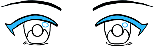 How To Draw Anime Eyes - Drawing (680x678), Png Download