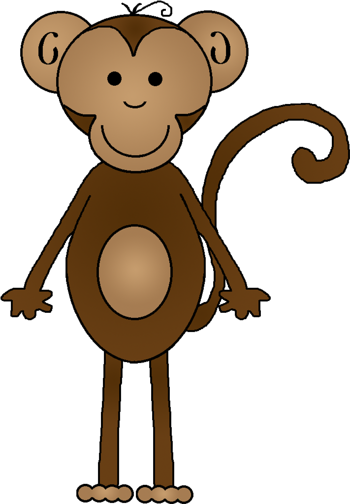 Monkey Clipart Profile - Monkey Clipart Transparent Background (741x1055), Png Download