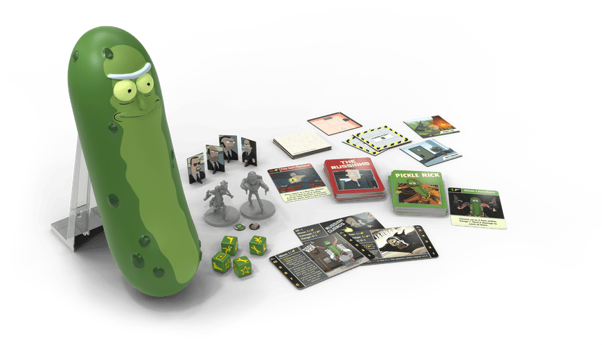 One Player Plays As Pickle Rick As He Tries To Escape - Pickle Rick Board Game (900x506), Png Download