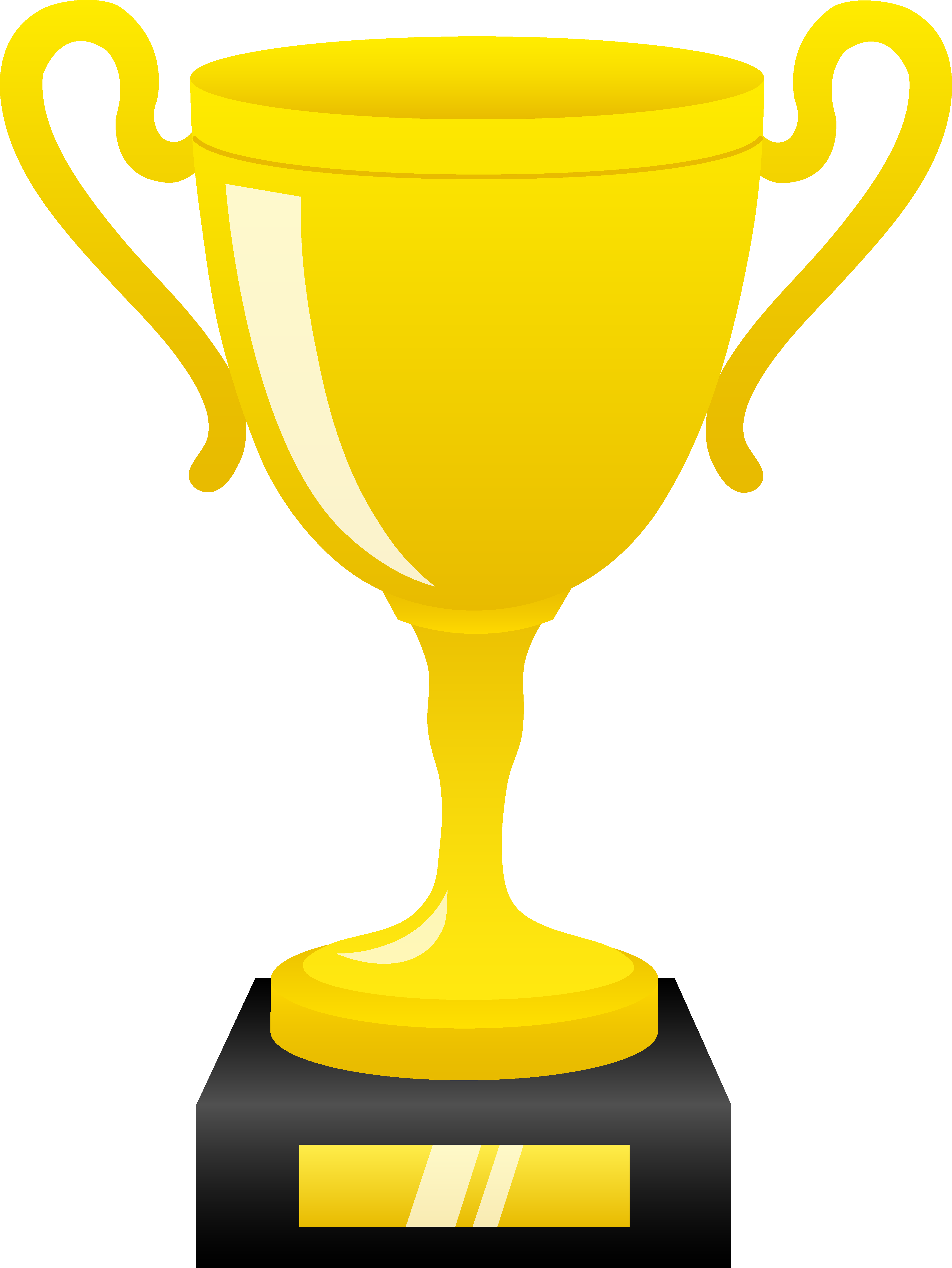Banner Free Download Free Clipart - Trophy Clipart (4193x5587), Png Download